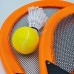 WOOPIE didelės badmintono teniso raketės vaikams rinkinys + kamuoliukas