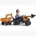 FALK Tractor Case IH Ekskavatorius Orange su priekabos kilnojamu kaušu 3 metams ir daugiau