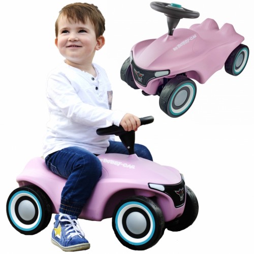 BIG Pink Push Ride Ant Bobby Car Neo Pink Vaikams