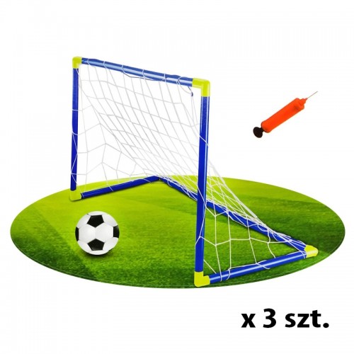 WOOPIE Futbolo vartai su kamuoliu ir pompa Football Sport 3 PCS.