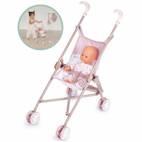 SMOBY Baby Nurse vežimėlis, sulankstomas lėlių vežimėlis