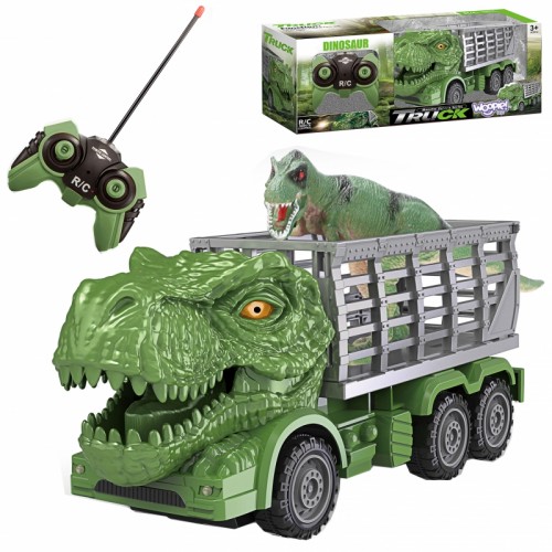 WOOPIE RC automobilio dinozaurų žalia + figūrėlė