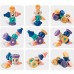 WOOPIE BABY Sensory Construction Blocks Squeeze Puzzle 13 vnt.