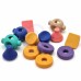 WOOPIE BABY Sensory Construction Blocks Squeeze Puzzle 13 vnt.