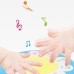 WOOPIE BABY būgno muzikinės dėžutės projektorius 3 viename muzikinis žaislas kūdikiams + volelis, skirtas mokytis šliaužioti