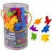 WOOPIE Mokomasis žaidimas Color Sorter Dinosaurs 56 vnt.