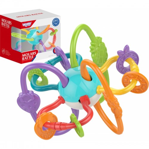 WOOPIE BABY SENSORY ŽAISLINIAI RATTLE TEETER 2in1