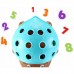 WOOPIE arkadinis žaidimas „Ežiuko rūšiuotojas Montessori“ mokomasi skaičių ir spalvų 4 viename