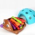 WOOPIE arkadinis žaidimas „Ežiuko rūšiuotojas Montessori“ mokomasi skaičių ir spalvų 4 viename