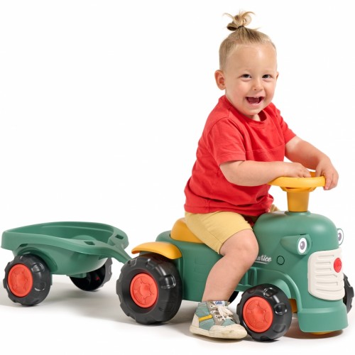 FALK Baby Maurice Green senovinis traktorius su priekaba, skirtas 1 metų ir vyresniems