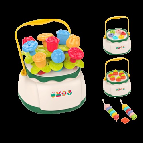 WOOPIE BABY gėlių krepšelių rūšiuotojas mokomasis galvosūkių siūlas