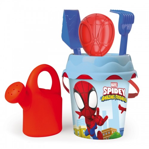 SMOBY Spiderman kaušas su smėlio priedais