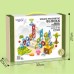 WOOPIE Magnetic Blocks Ball Track Animal Paradise 104 vnt.