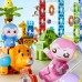 WOOPIE Magnetic Blocks Ball Track Animal Paradise 104 vnt.