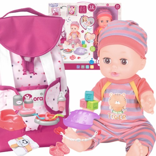 WOOPIE ROYAL Auklės rinkinys Baby Doll su priedais 19 vnt.