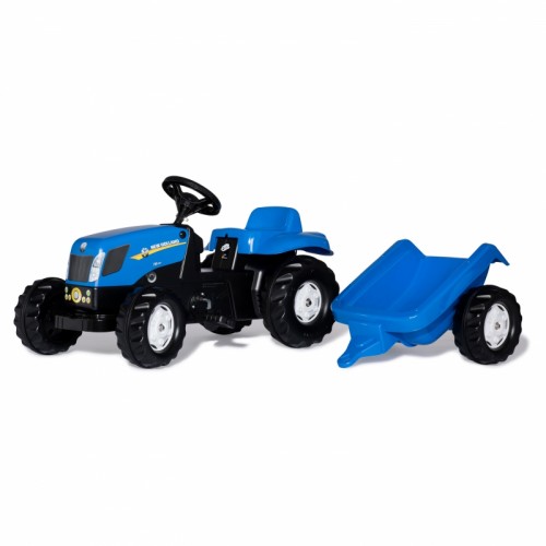 Rolly Toys rollyKid New Holland pedalinis traktorius su priekaba