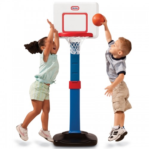 Little Tikes sulankstomas krepšinis mažiems vaikams Square Basket 76 - 121 cm