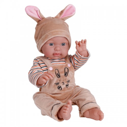 WOOPIE ROYAL Baby Doll in Bunny Clothes 46 cm